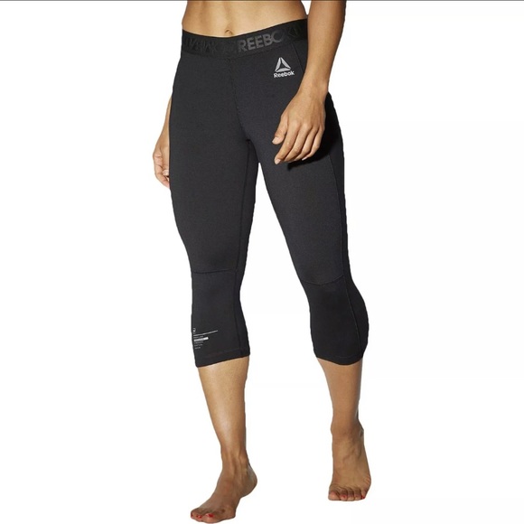 Reebok RNF Capri MMA Combat Training Leggings. - Picture 1 of 2